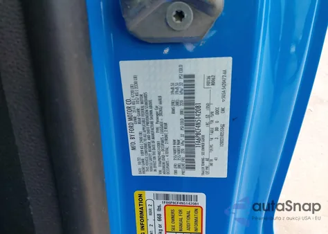 2022 Ford Mustang Gt Premium Fastback z USA, uszkodzony, nr VIN 1FA6P8CF4N5142081